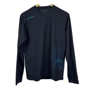 Brooks Atmosphere Long Sleeve Mens Black Tee Size S